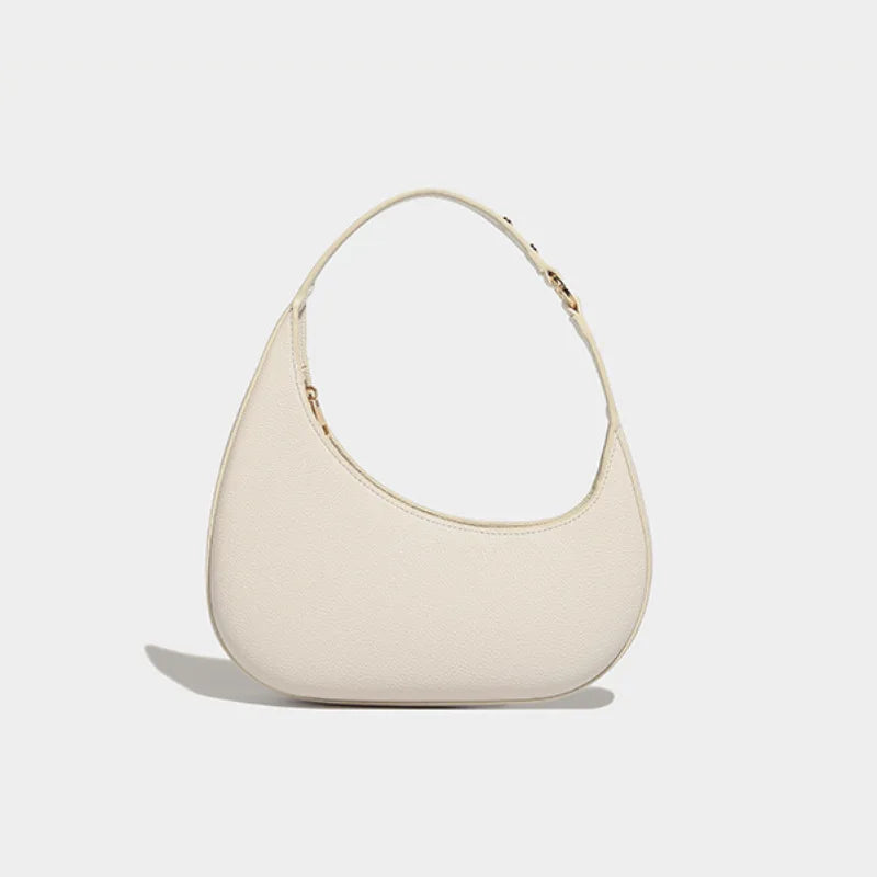 iBEKEEN | Minimalist Crescent Leather Bag