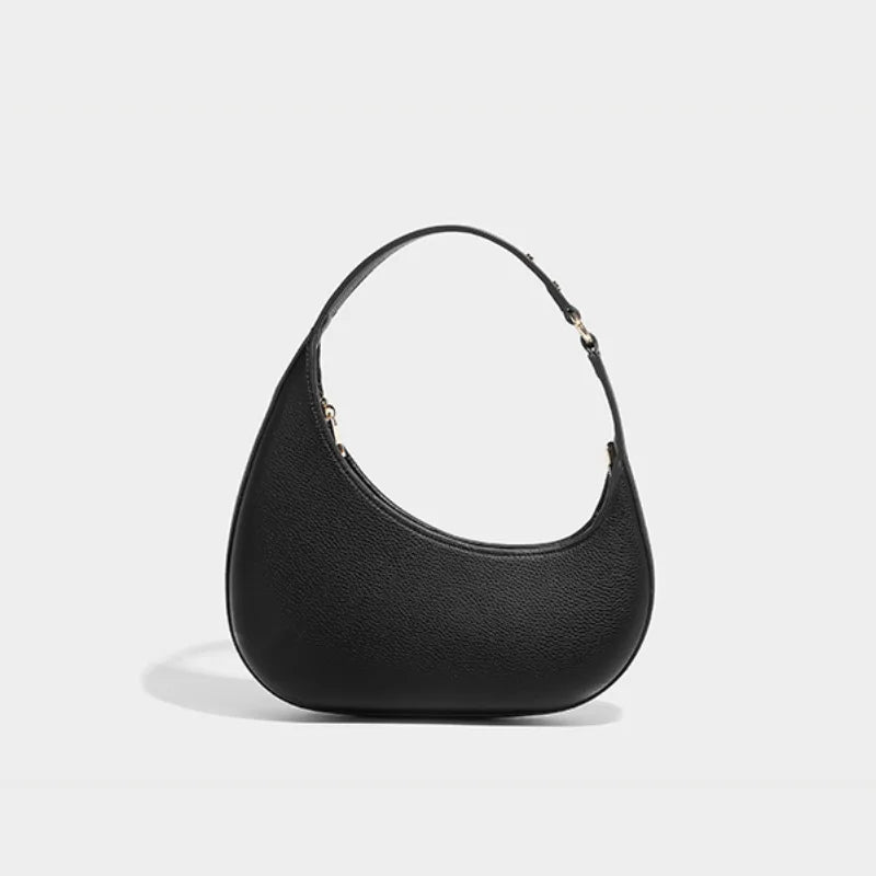 iBEKEEN | Minimalist Crescent Leather Bag